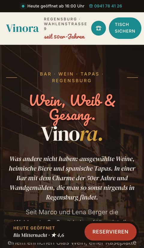 Website Vinora